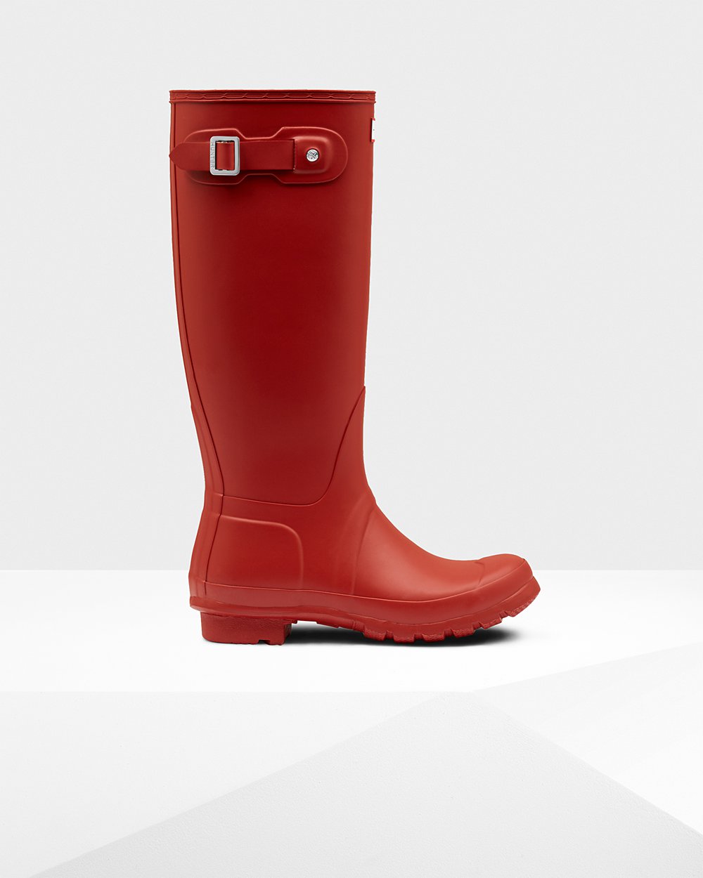 Botas de Lluvia Altas Hunter Mujer - Original - Rojos - MFOYWBI-62